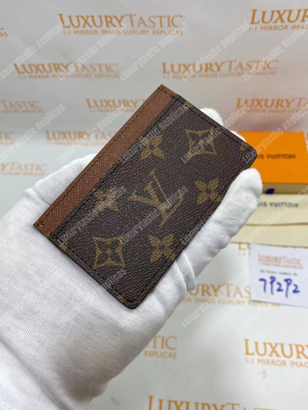 LV Card Holder Monogram Canvas Armagnac