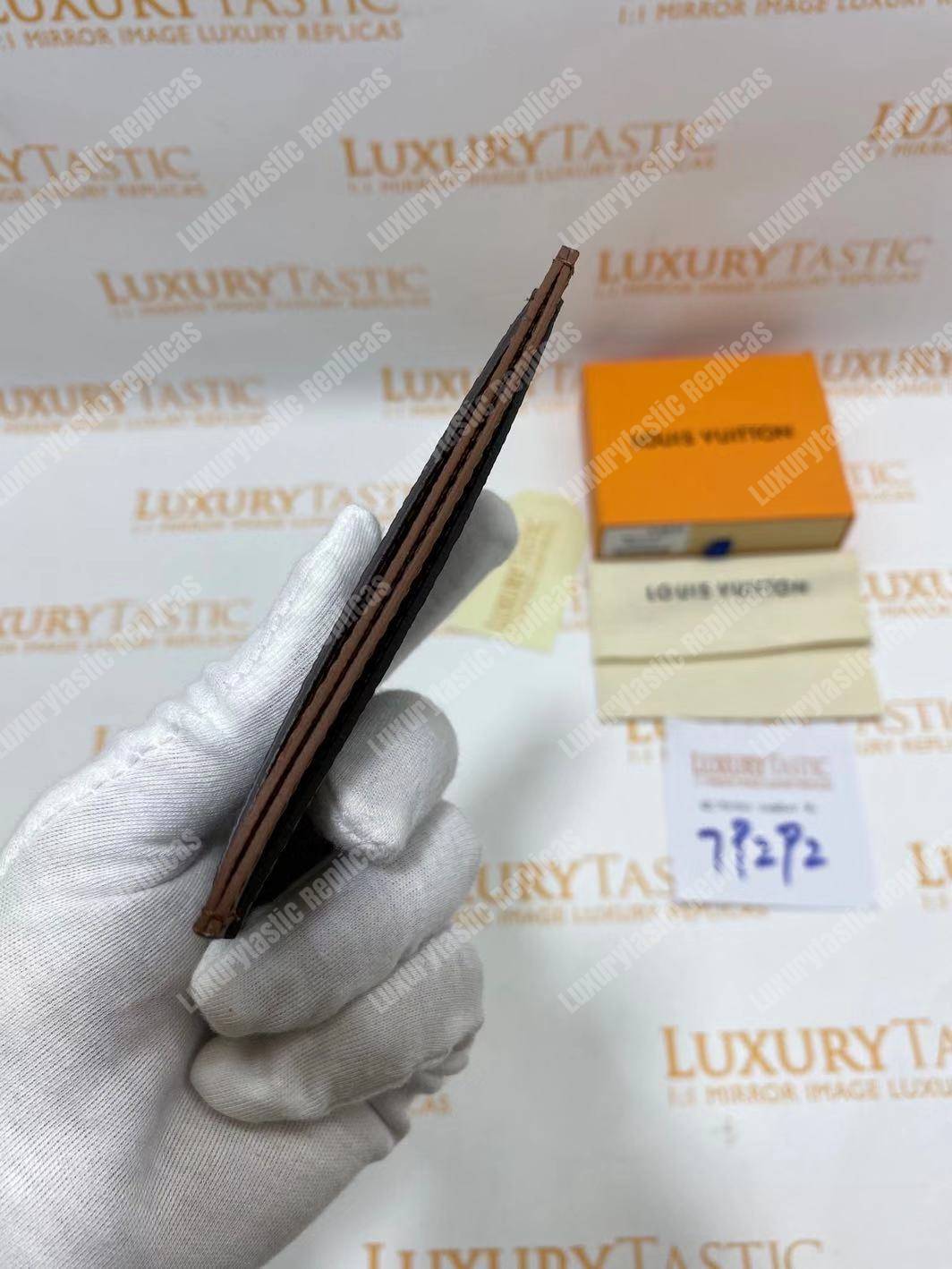 LV Card Holder Monogram Canvas Armagnac
