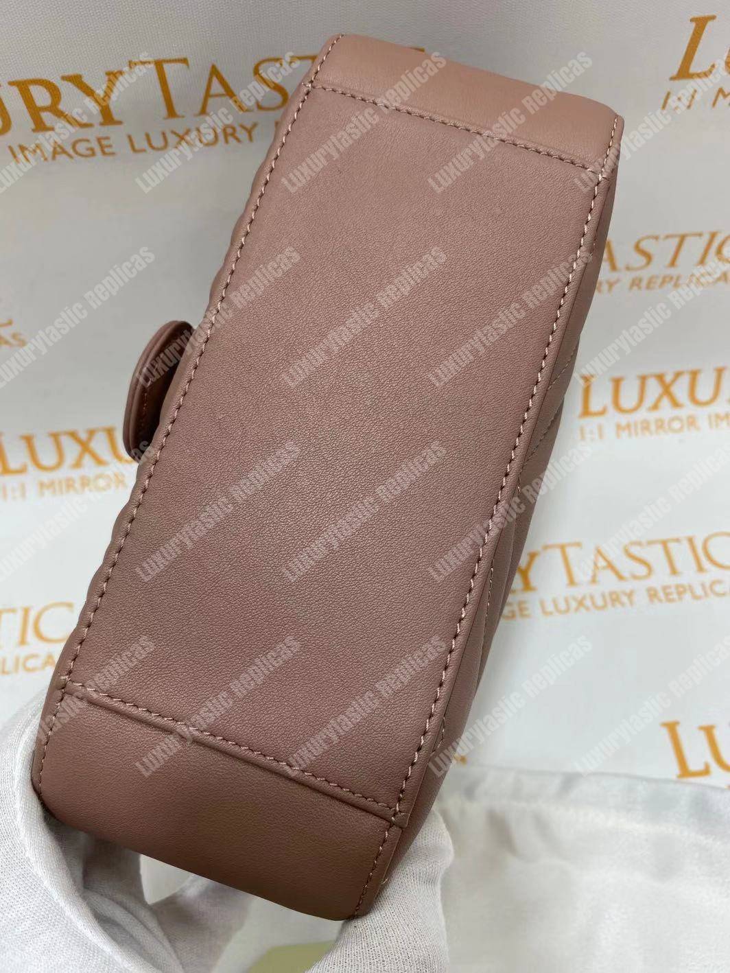 G*u*i gg marmont mini top handle bag dusty pink