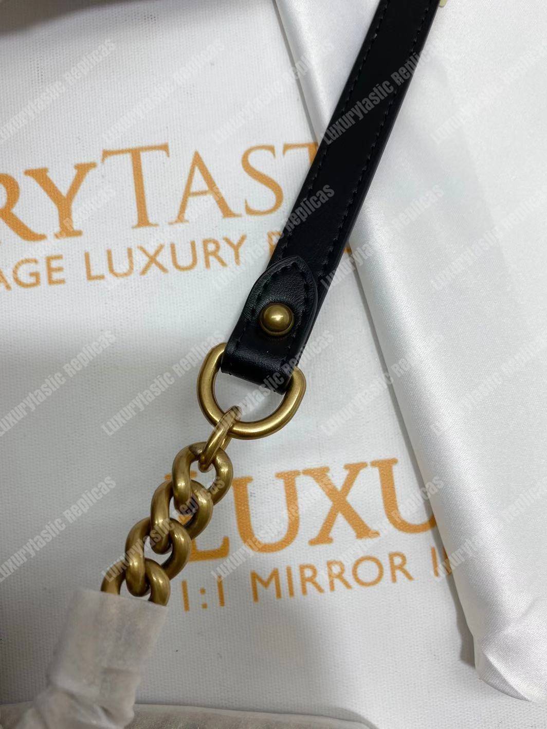 G*u*i gg marmont matelassé mini bag black