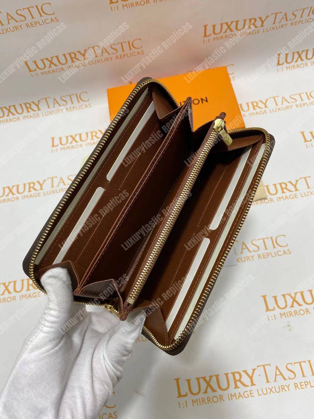 LV Zippy Wallet Monogram Brown