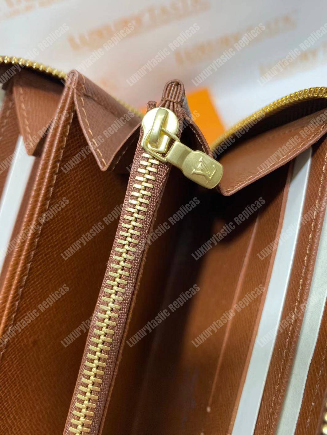 LV Zippy Wallet Monogram Brown
