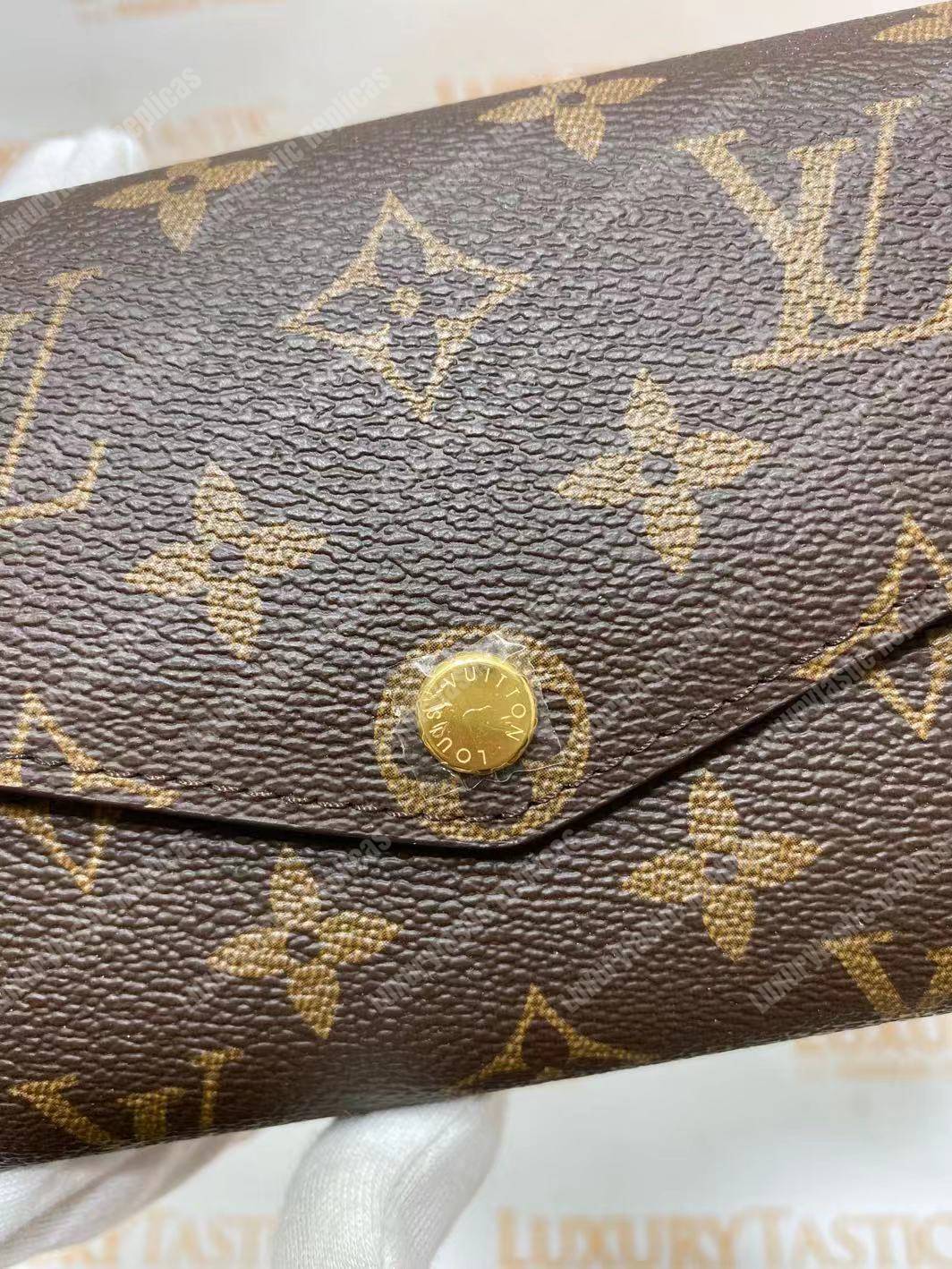 LV Sarah Wallet Monogram Coquelicot