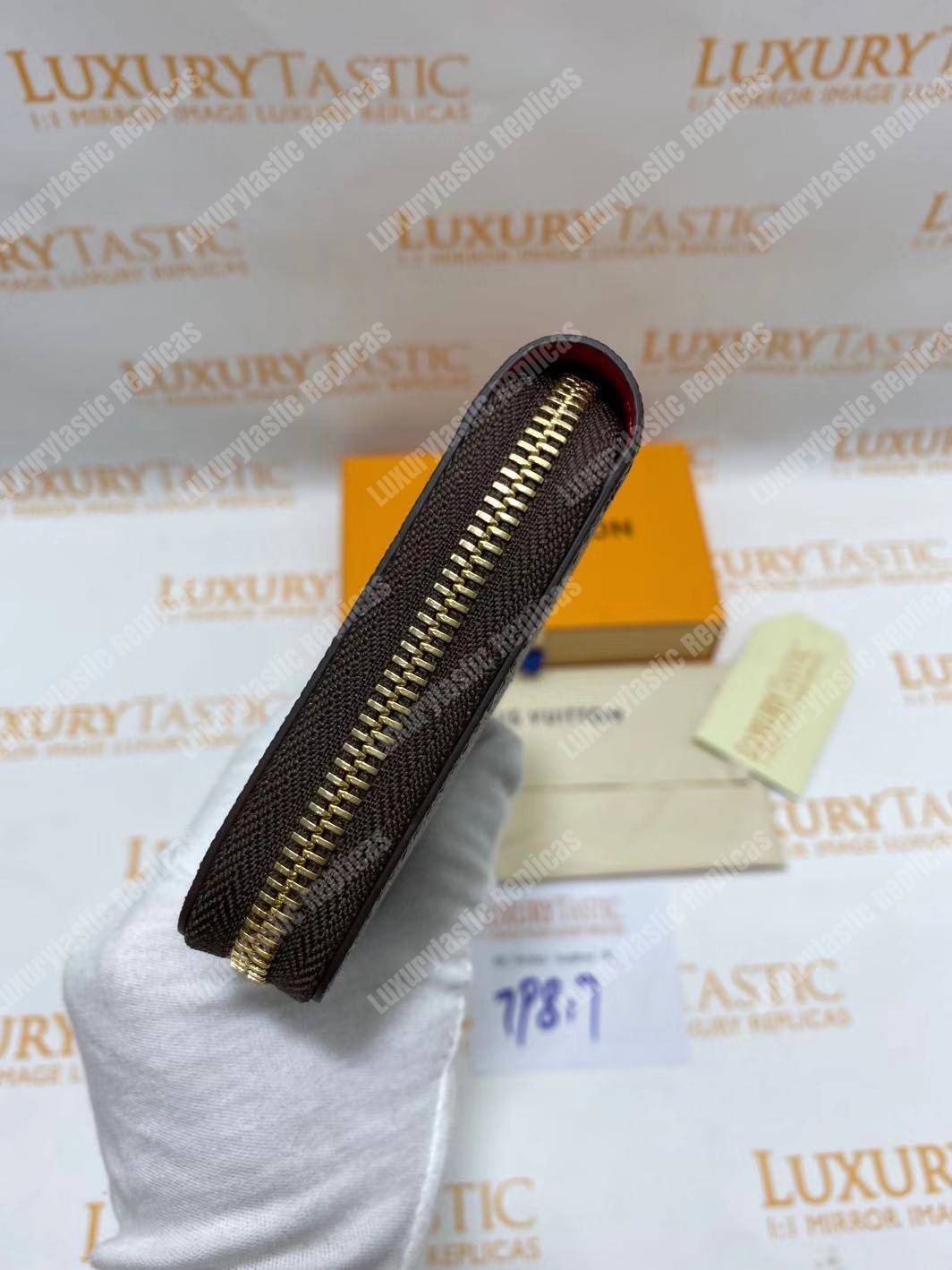 LV Zippy Wallet Monogram Coquelicot