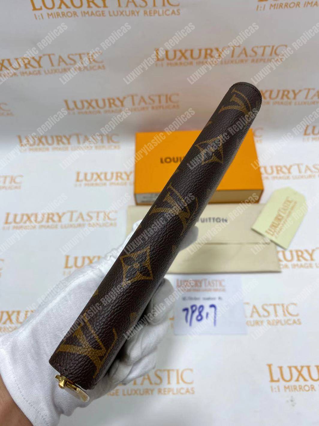 LV Zippy Wallet Monogram Coquelicot