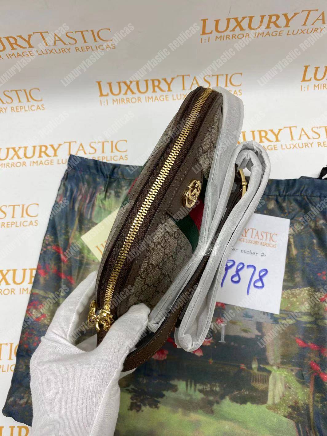 G*u*i ophidia gg small shoulder bag ebony/beige