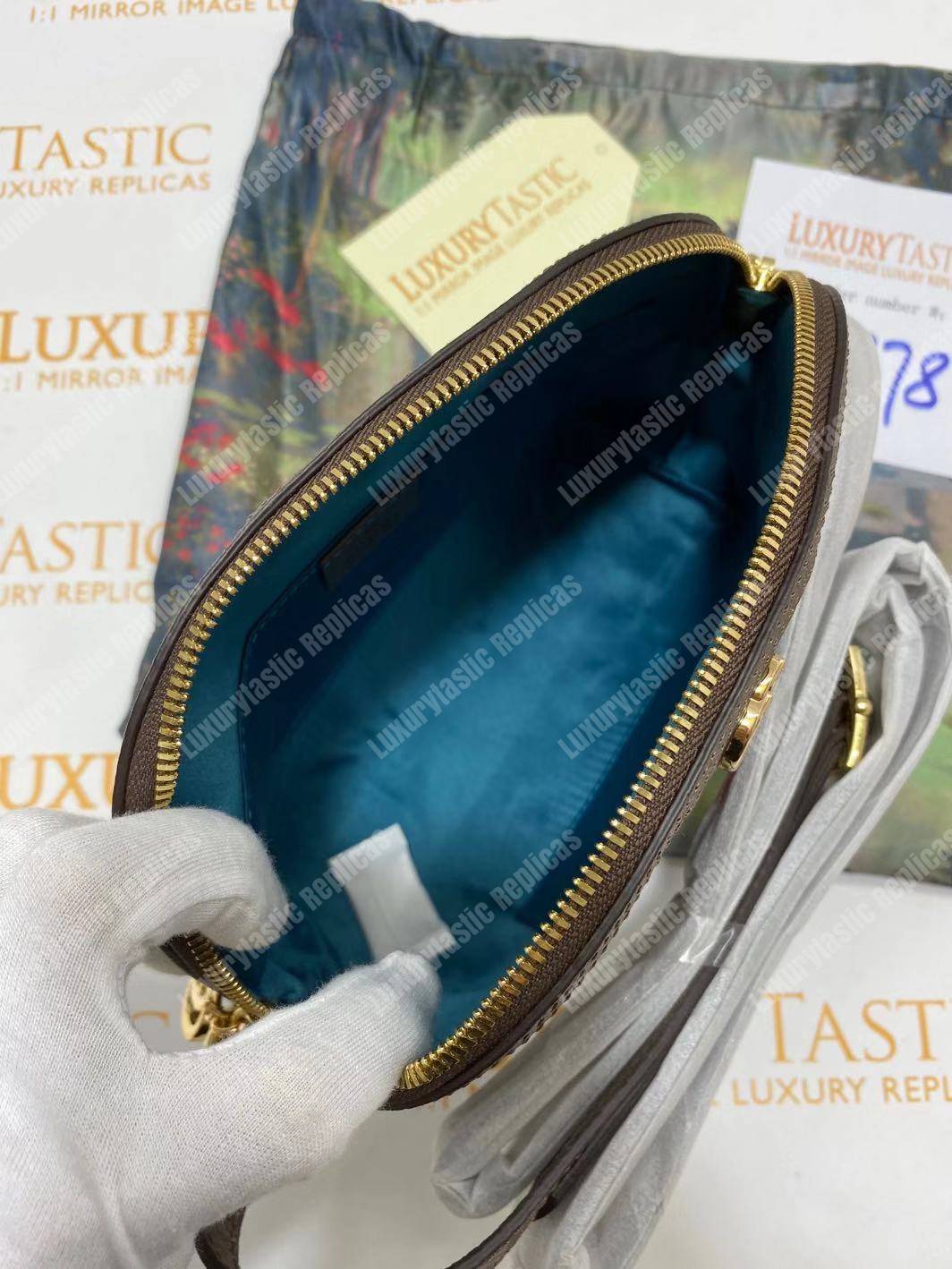 G*u*i ophidia gg small shoulder bag ebony/beige