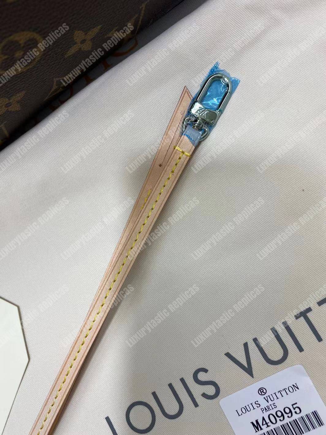 LV Neverfull MM Monogram Beige