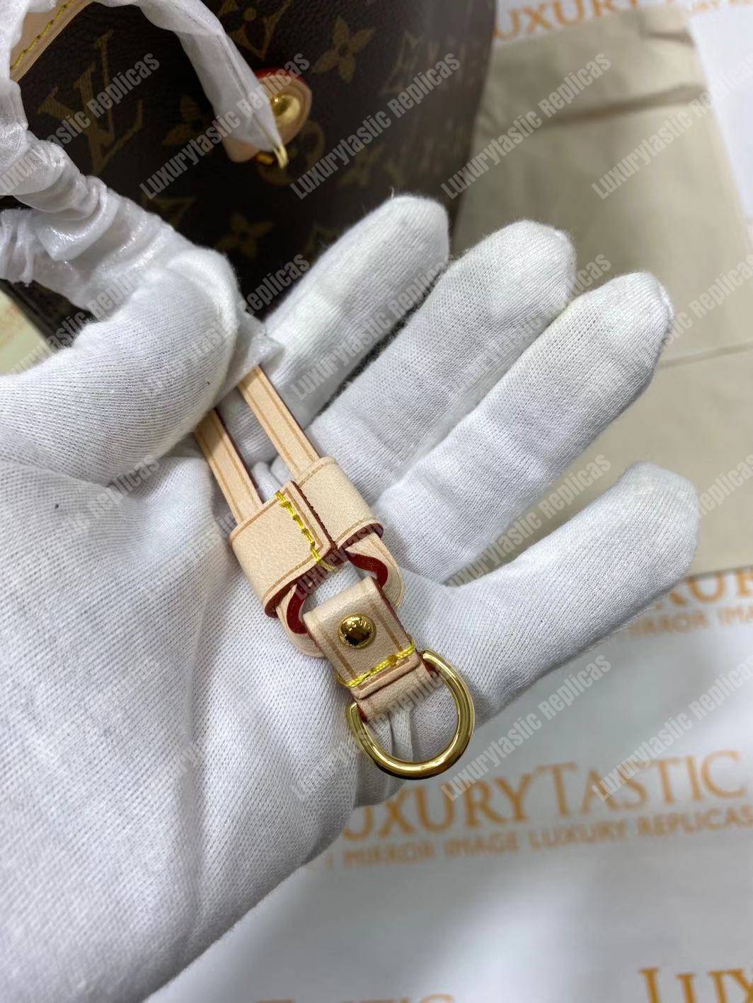 LV Neverfull MM Monogram Beige