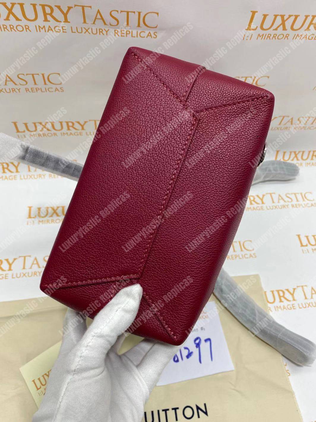 LV Lockme Backpack Lie De Vin Etain Creme