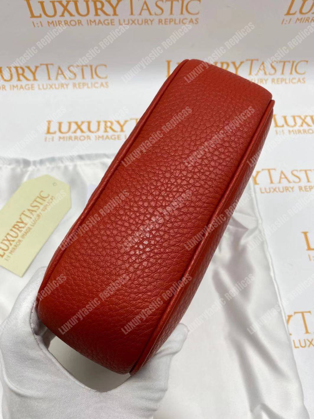 G*u*i soho small leather disco bag red