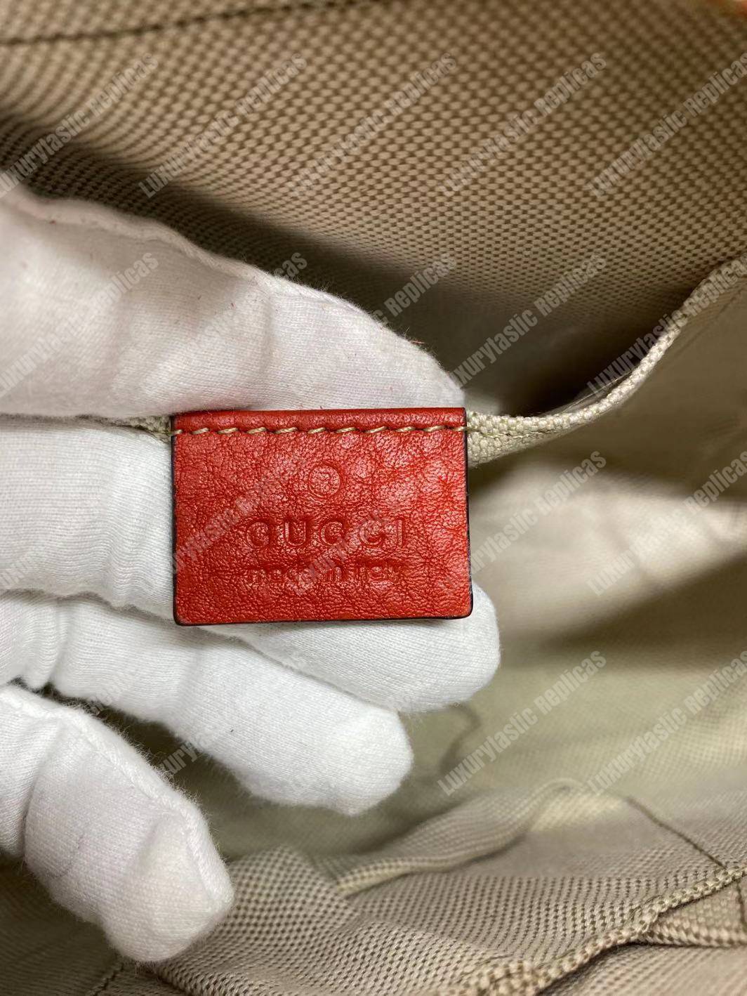 G*u*i soho small leather disco bag red