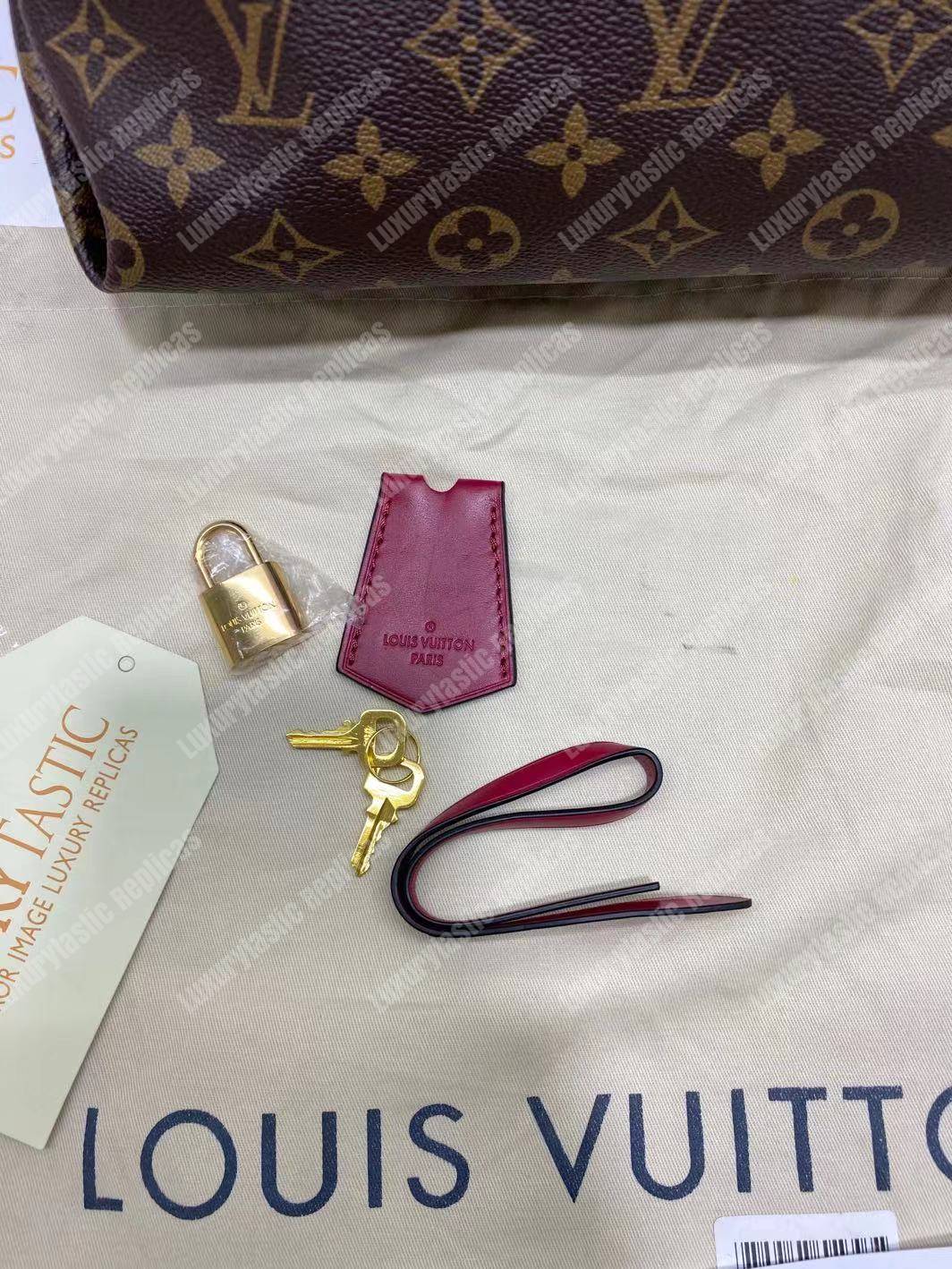 LV Flower Zipped Tote Pm Monogram canvas Lie de Vin