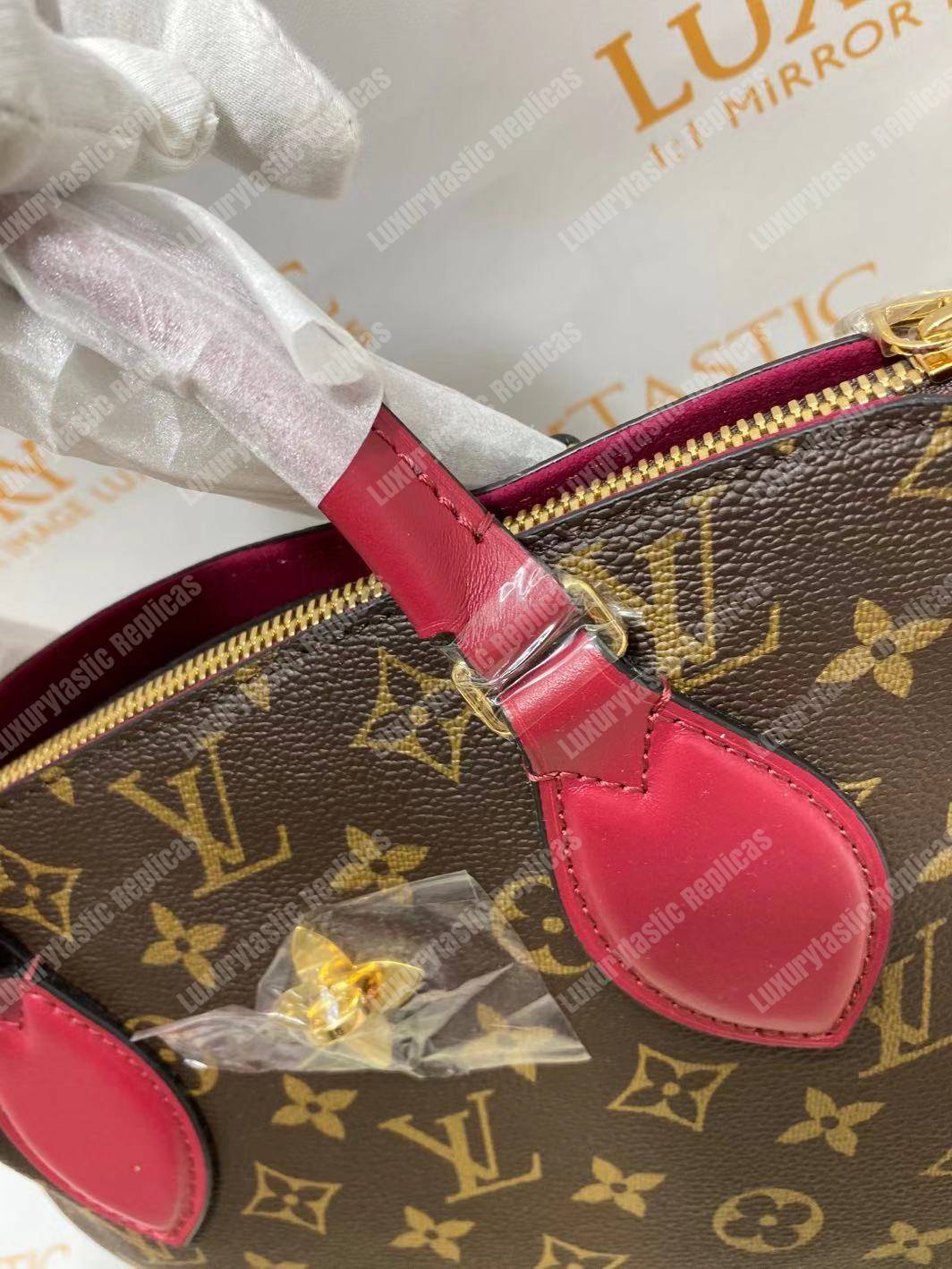 LV Flower Zipped Tote Pm Monogram canvas Lie de Vin