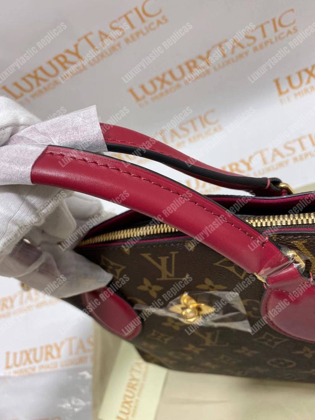 LV Flower Zipped Tote Pm Monogram canvas Lie de Vin