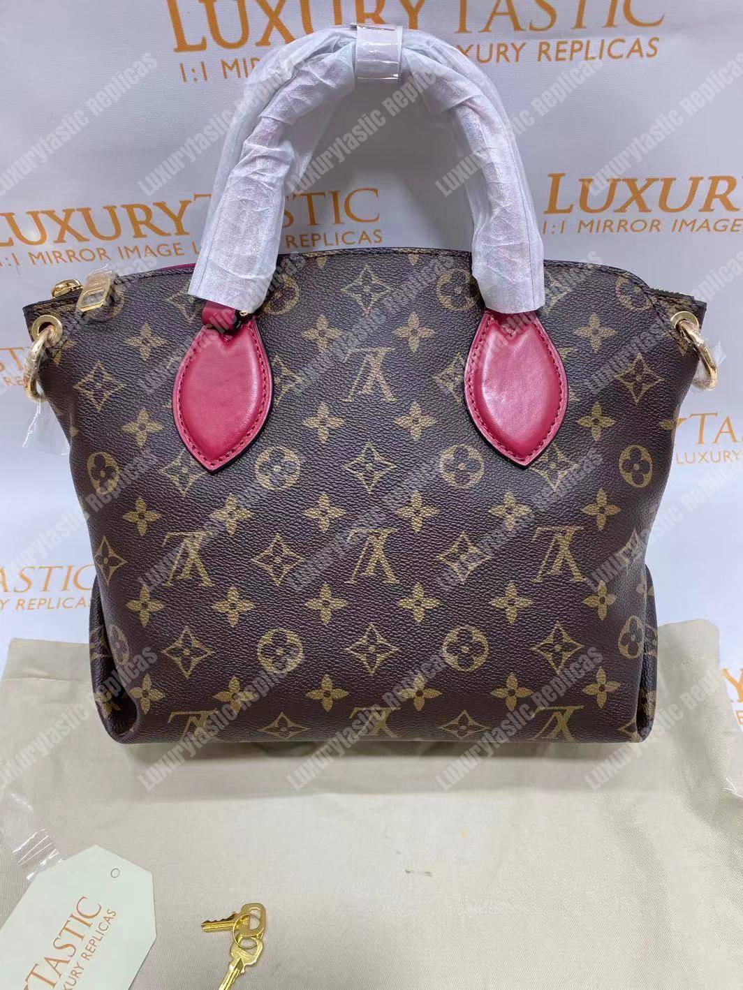LV Flower Zipped Tote Pm Monogram canvas Lie de Vin