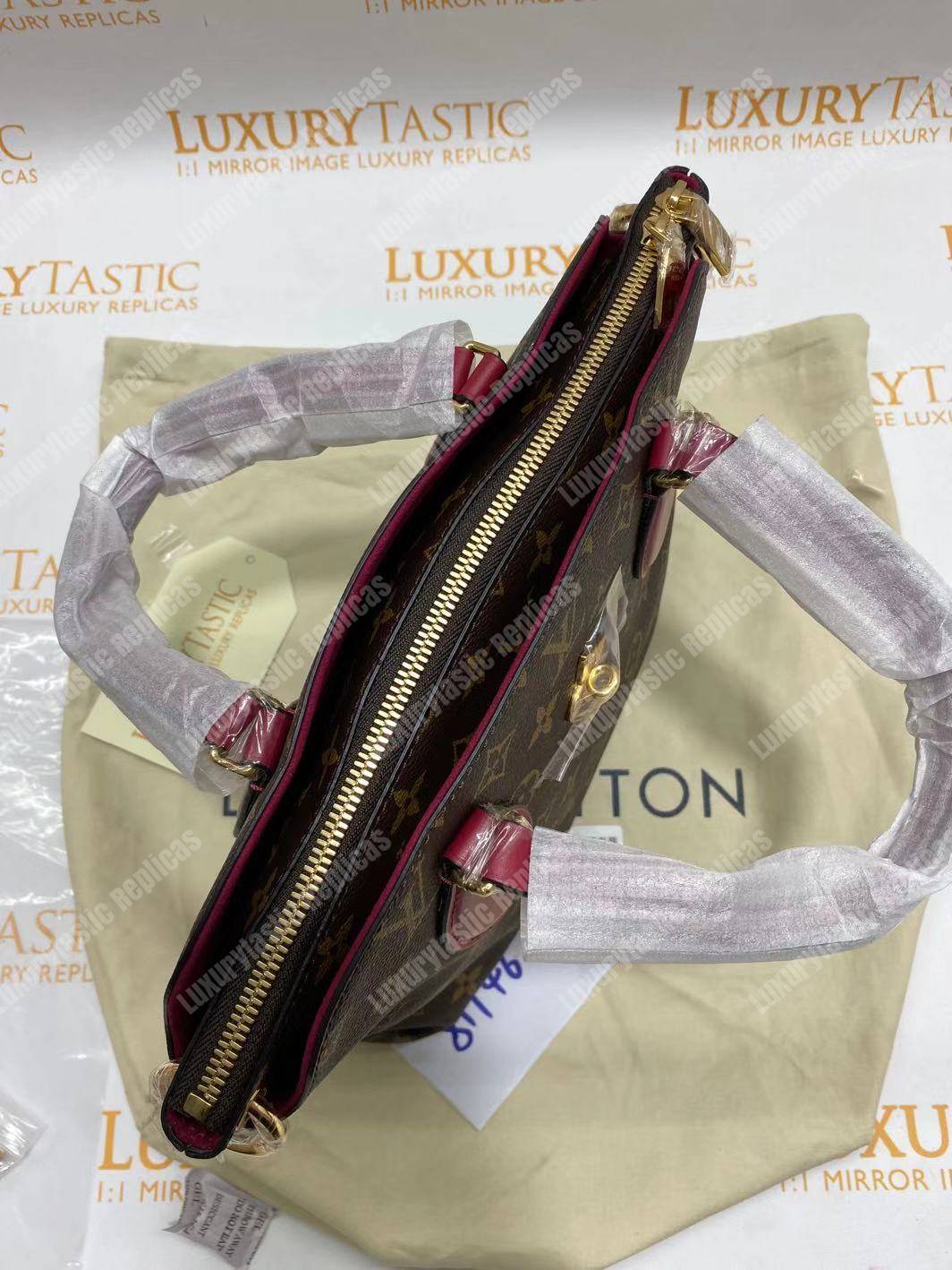 LV Flower Zipped Tote Pm Monogram canvas Lie de Vin