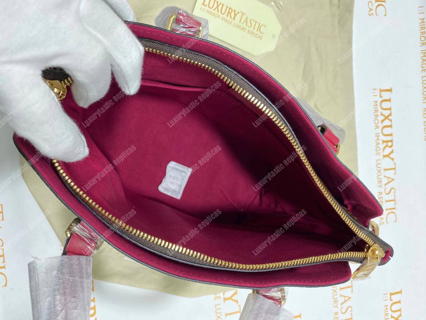 LV Flower Zipped Tote Pm Monogram canvas Lie de Vin