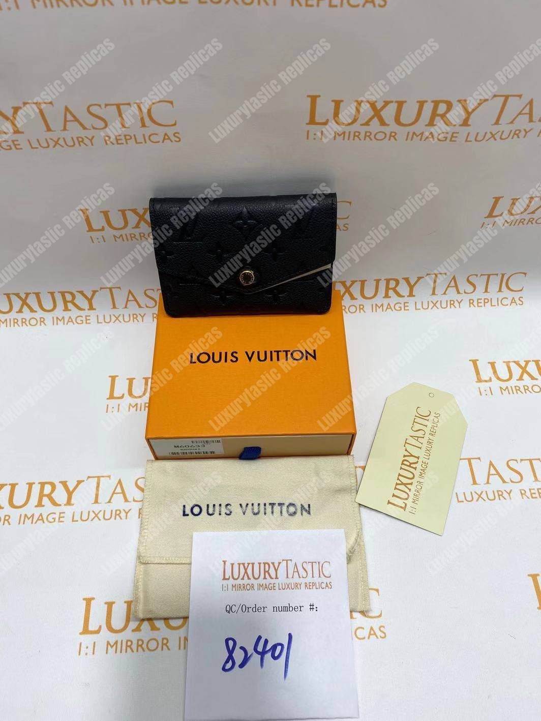 LV Key Pouch Monogram Empreinte Noir