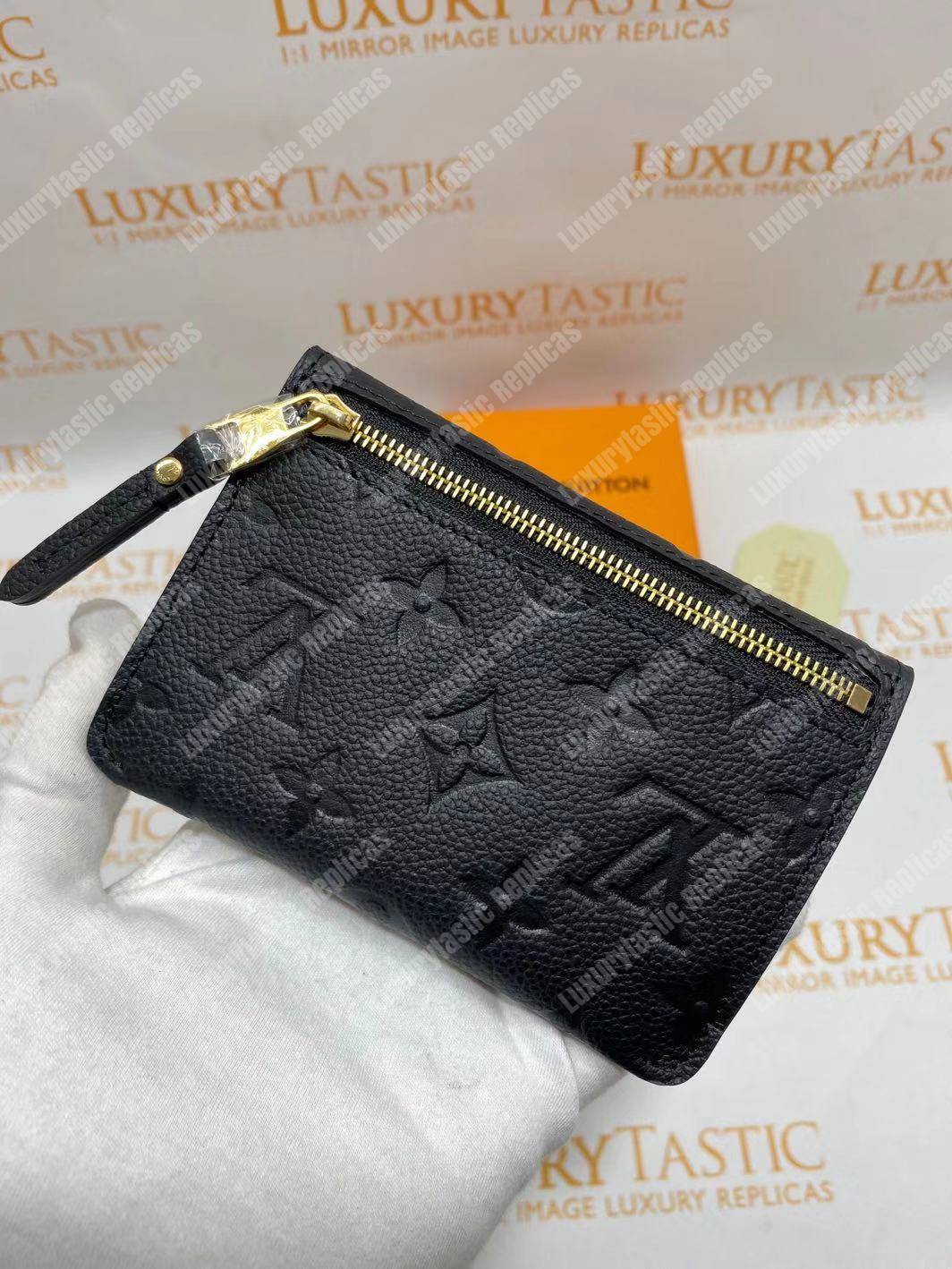 LV Key Pouch Monogram Empreinte Noir