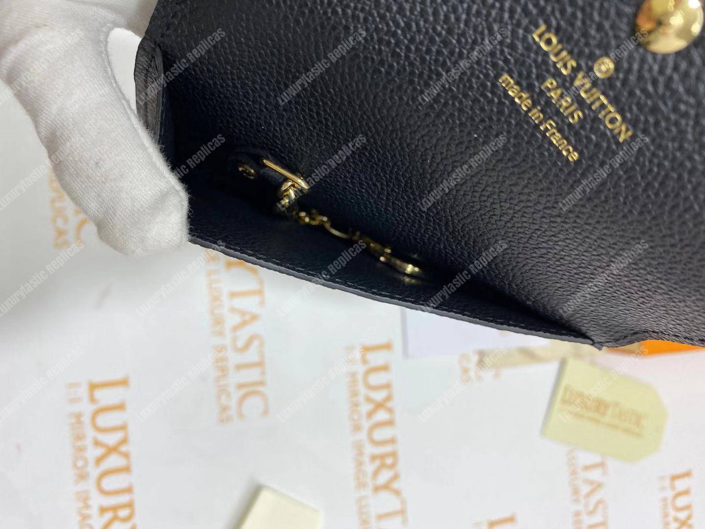 LV Key Pouch Monogram Empreinte Noir