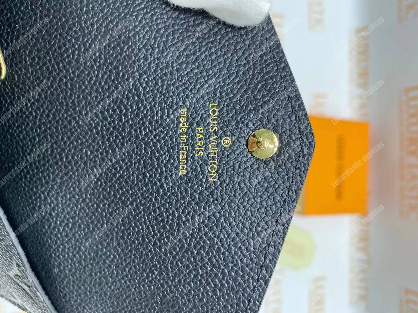 LV Key Pouch Monogram Empreinte Noir