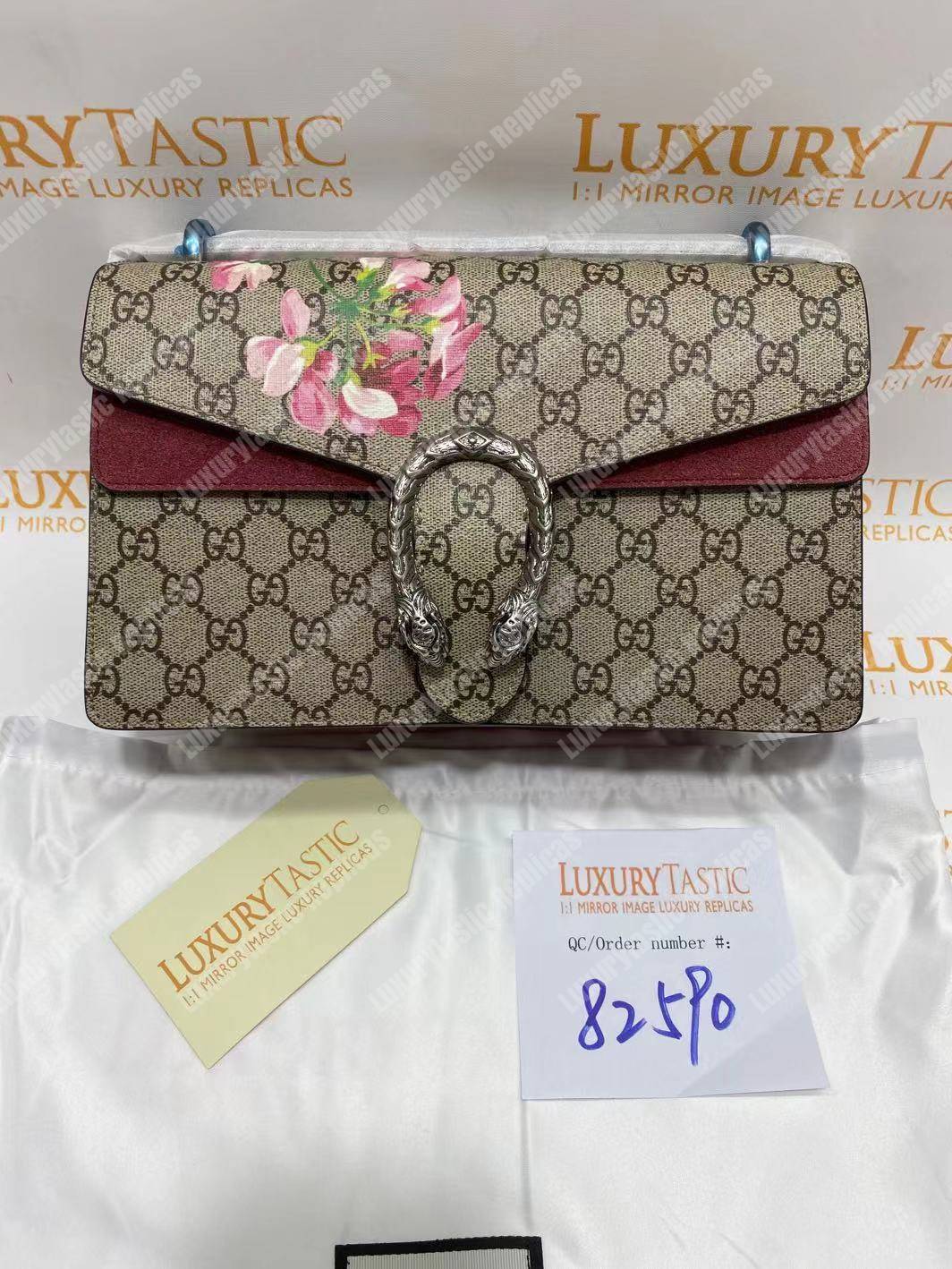 G*u*i dionysus gg sup*e blooms shoulder bag burgundy