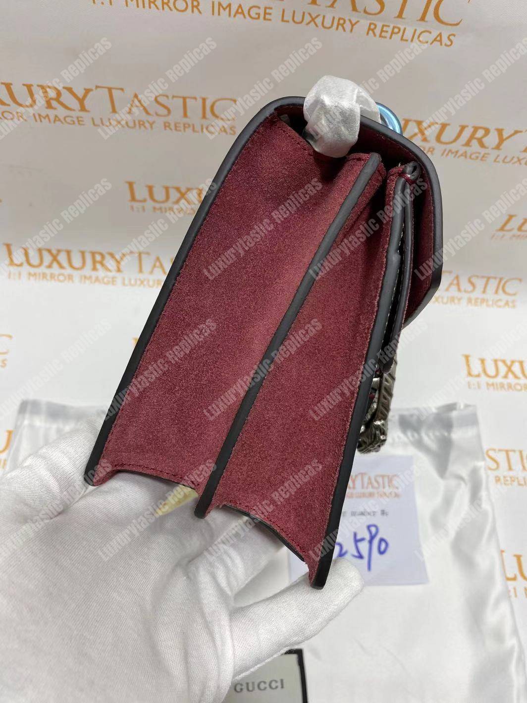 G*u*i dionysus gg sup*e blooms shoulder bag burgundy