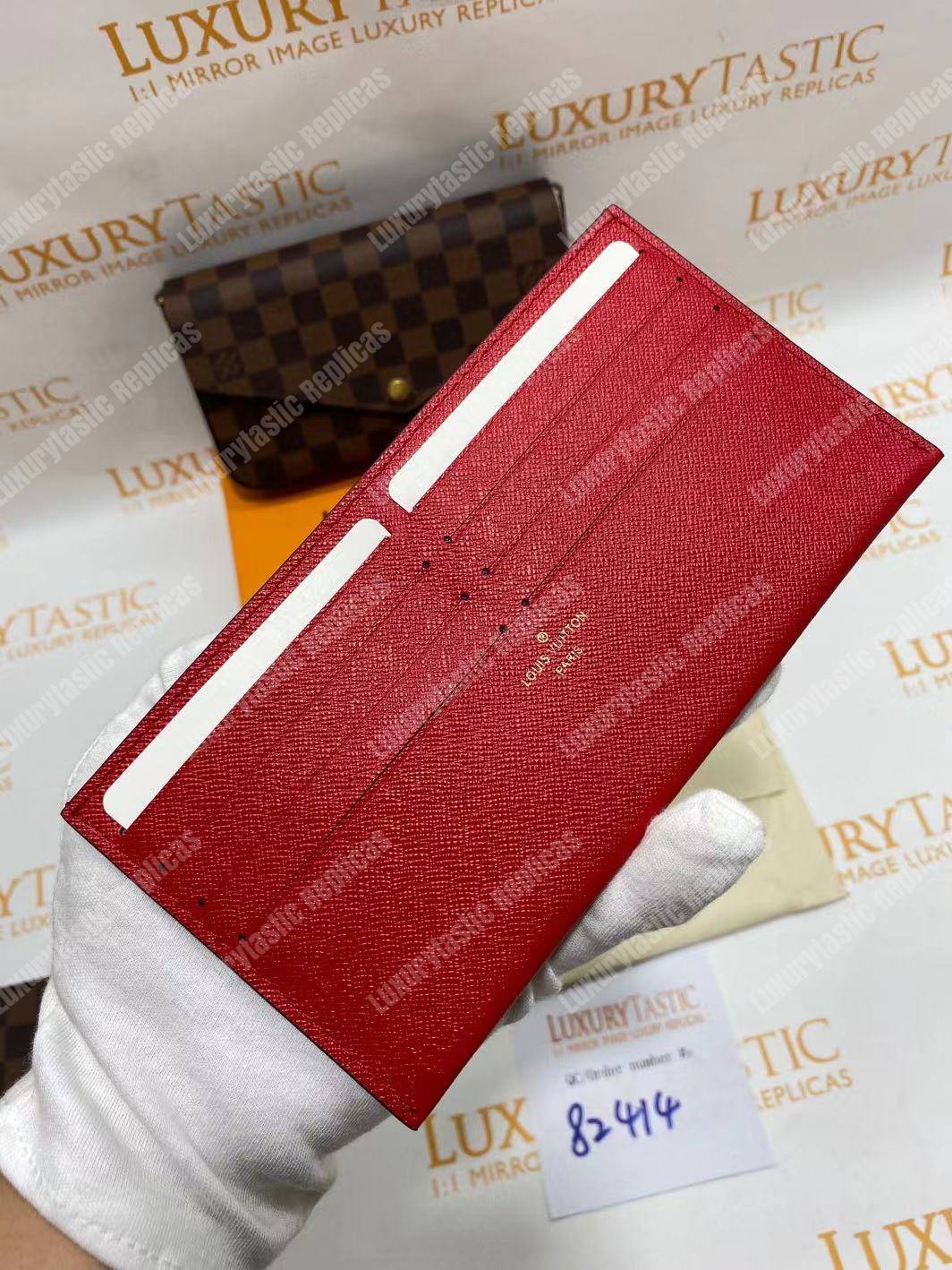 LV Pochette Felicie Damier Ebene