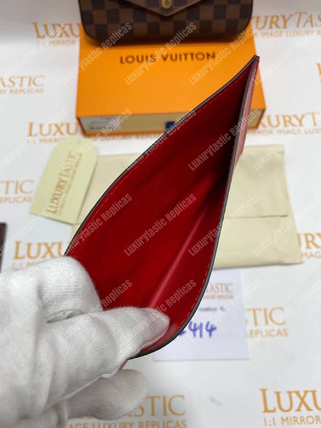 LV Pochette Felicie Damier Ebene