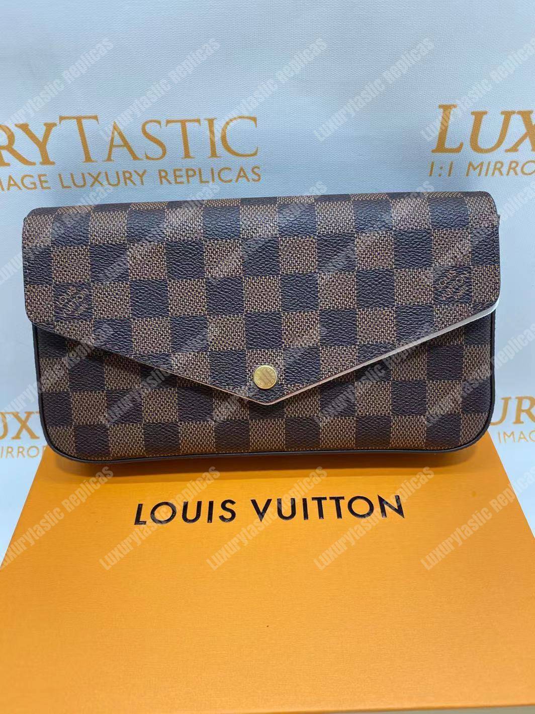 LV Pochette Felicie Damier Ebene