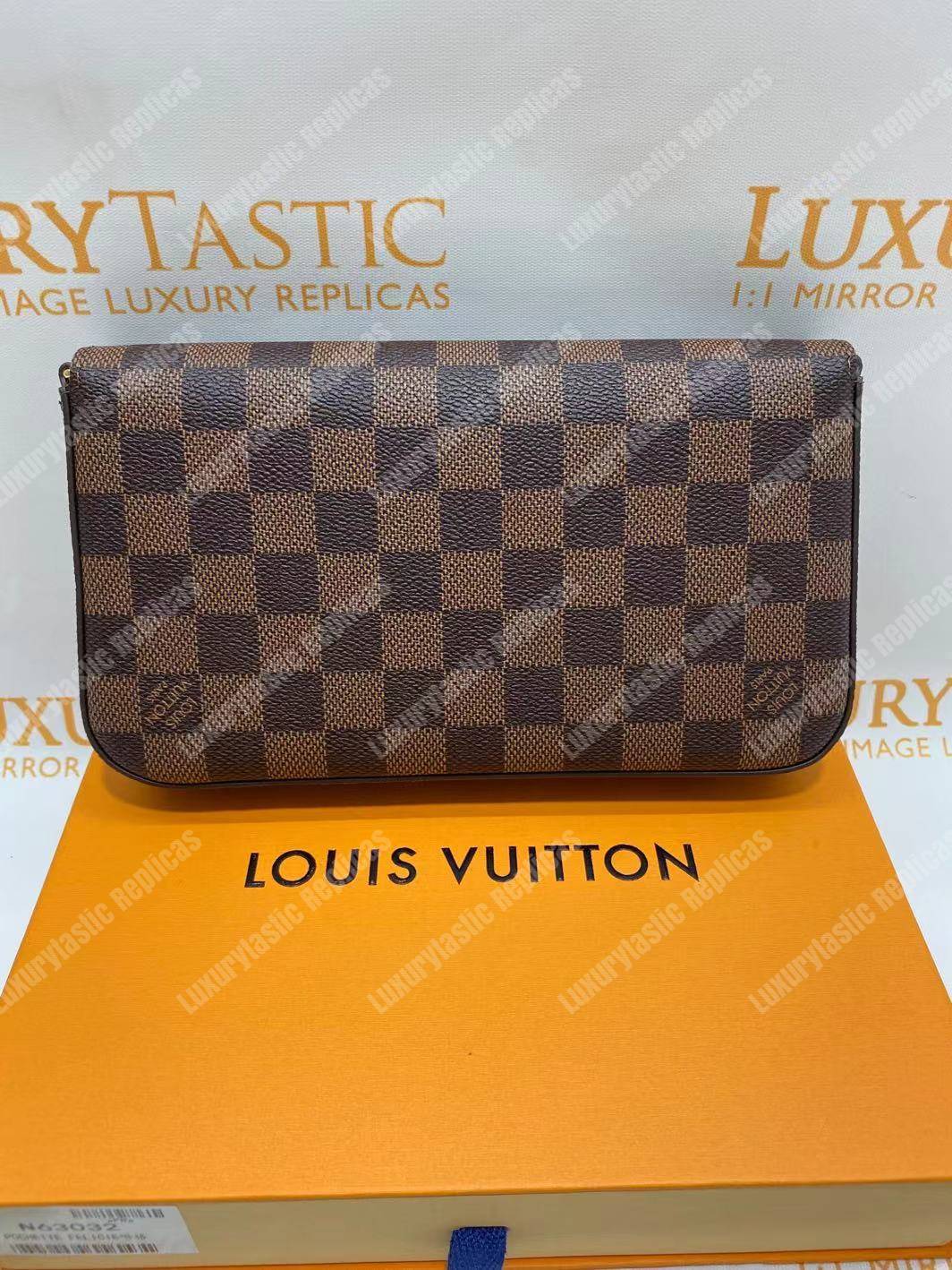 LV Pochette Felicie Damier Ebene