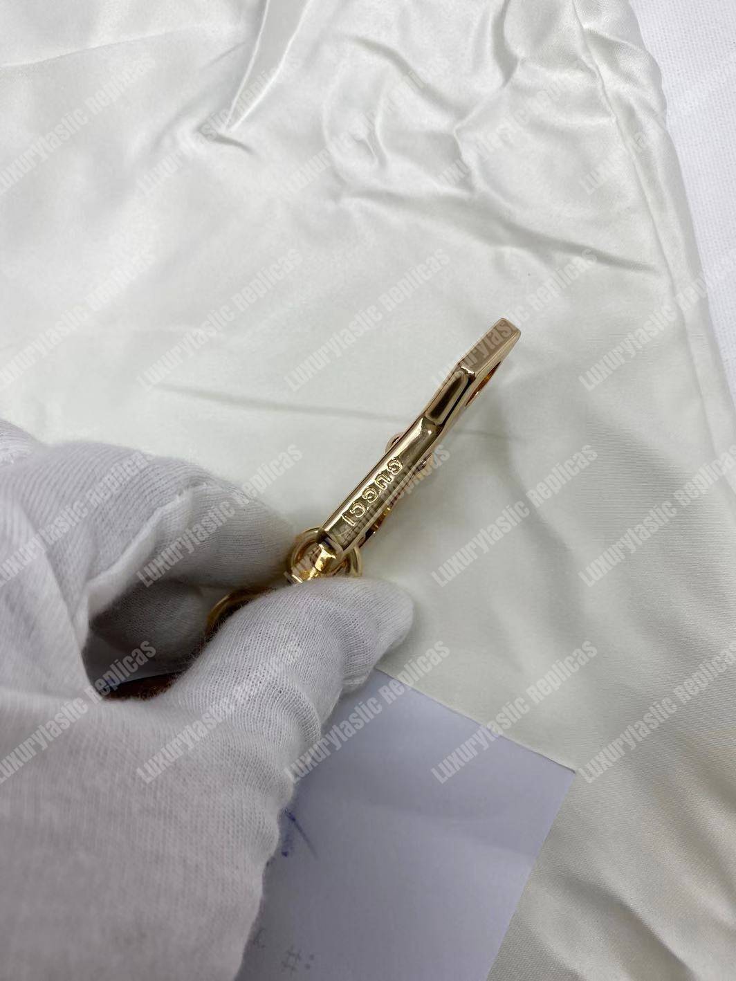 G*u*i vintage canvas shoulder bag