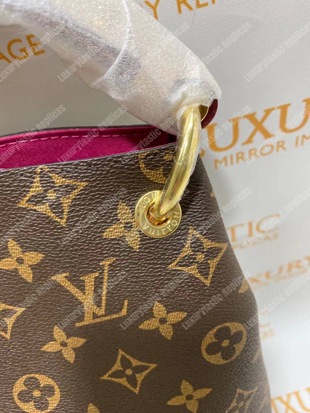 LV Graceful MM Monogram Pivoine