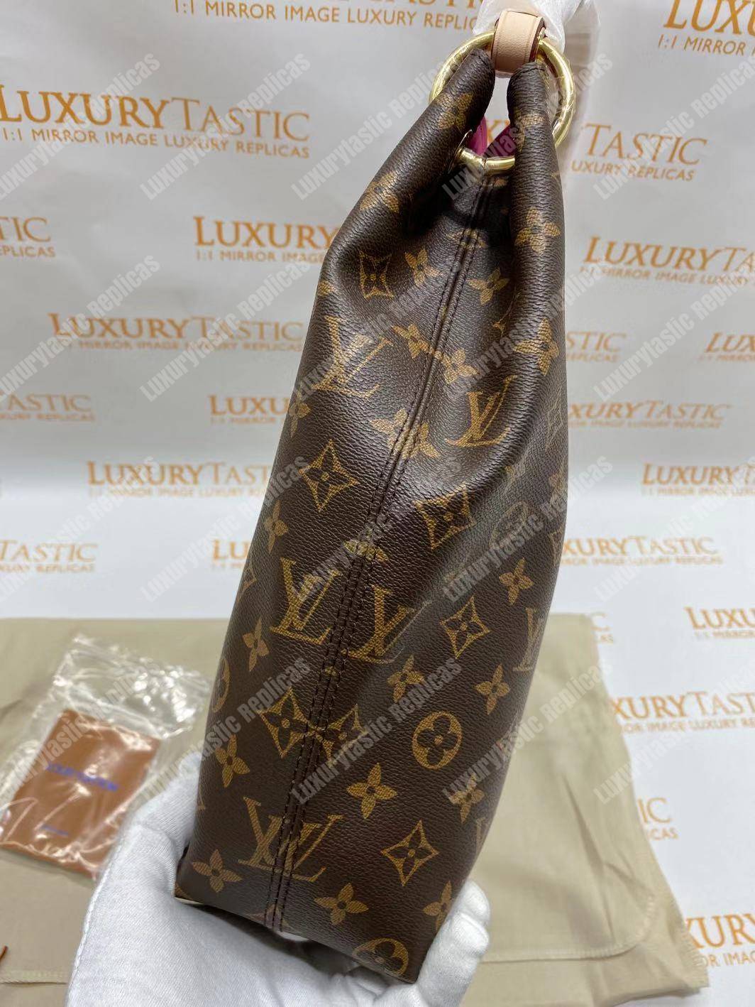 LV Graceful MM Monogram Pivoine