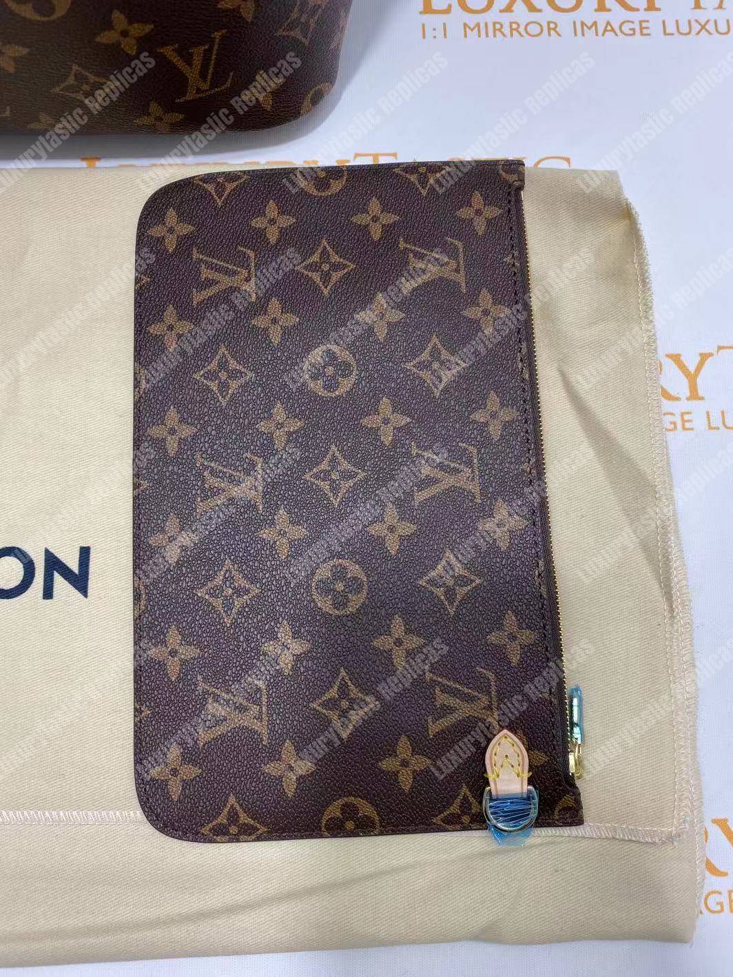 LV Neverfull GM Monogram Beige