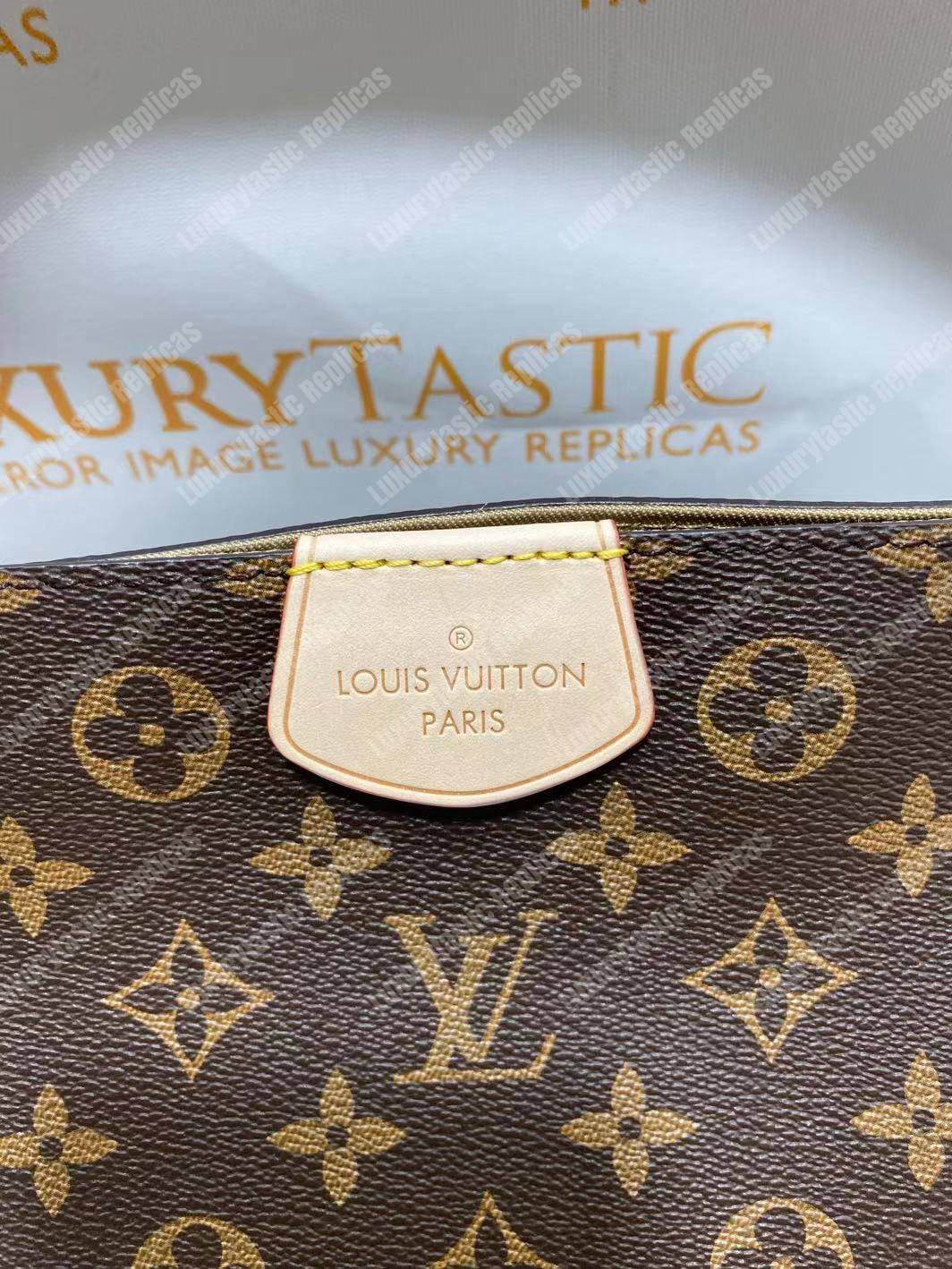 LV Graceful MM Monogram Beige