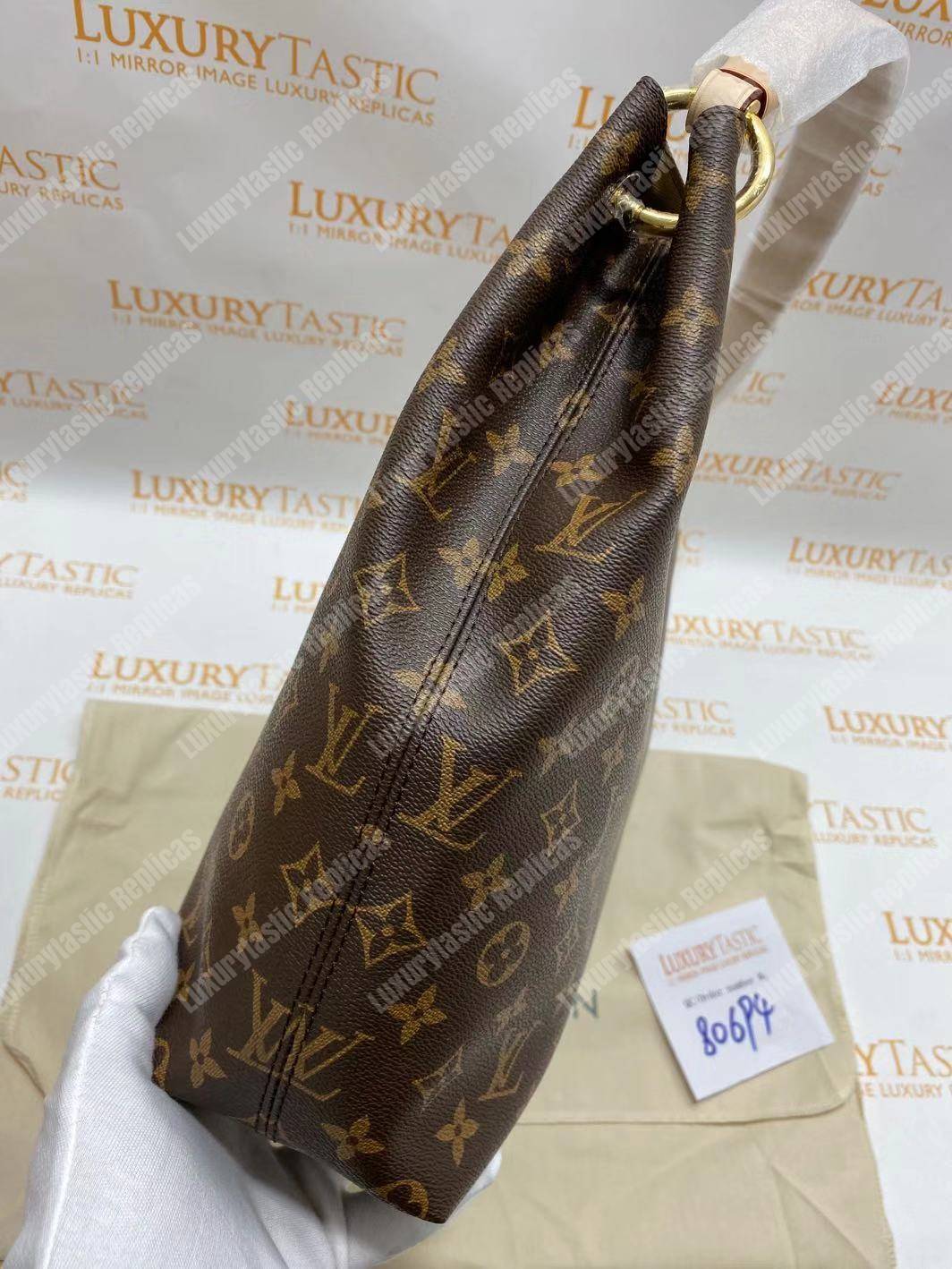 LV Graceful MM Monogram Beige