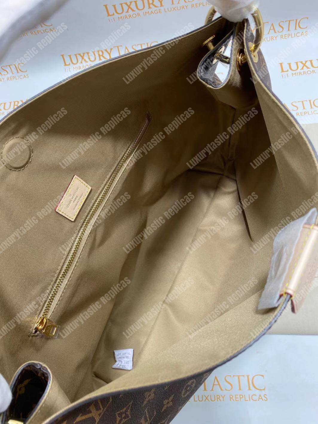 LV Graceful MM Monogram Beige