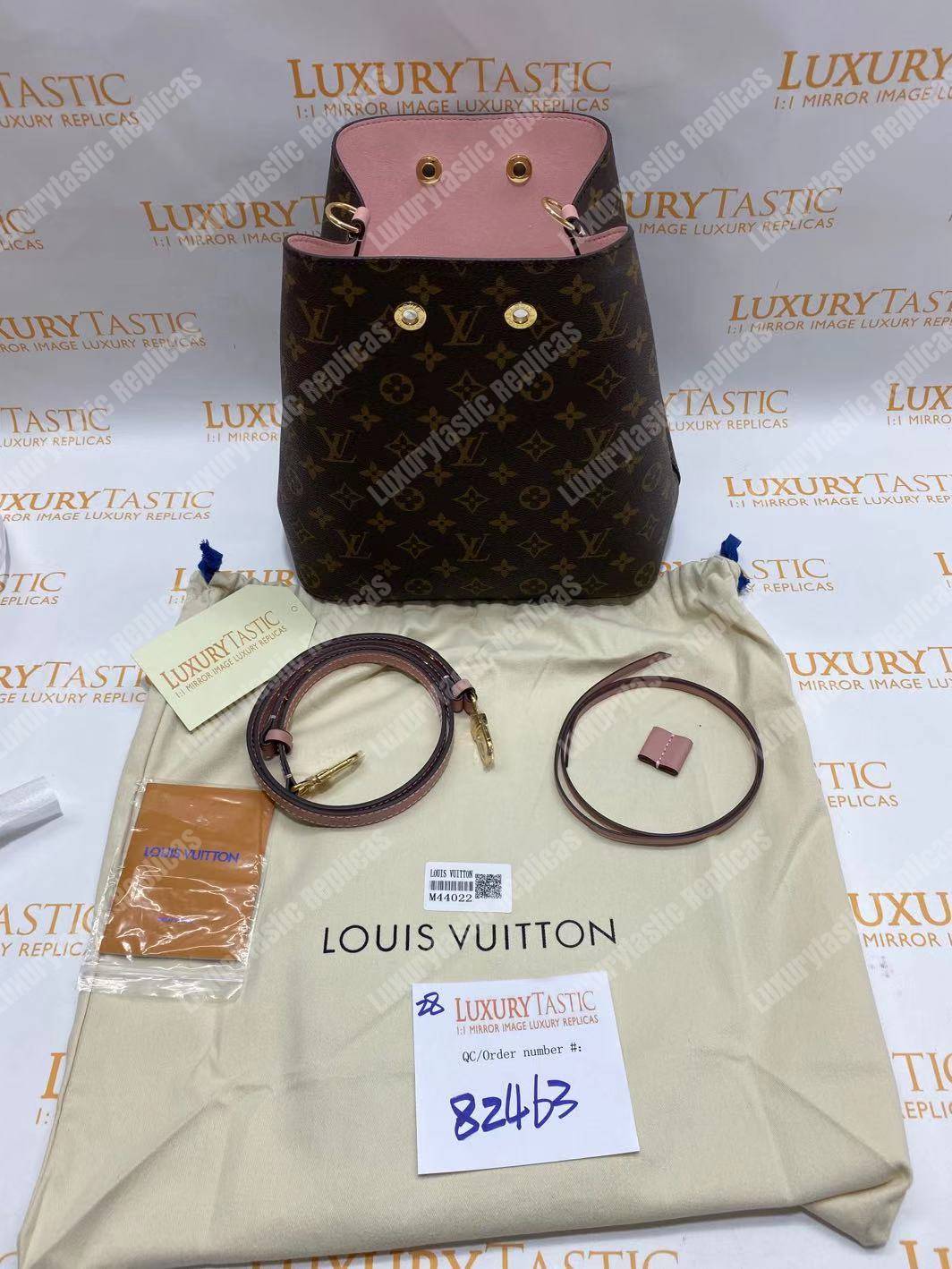 LV NéoNoé Bag Monogram Rose Poudre
