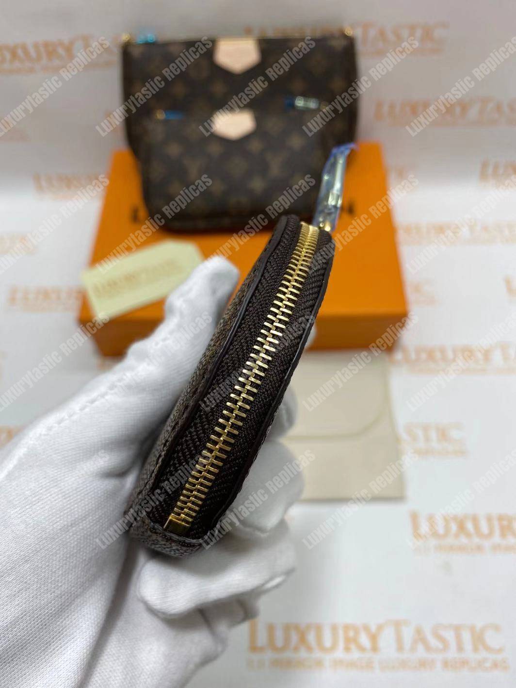 LV Multi Pochette Accessoires Digital Exclusive Prelaunch Monogram Khaki