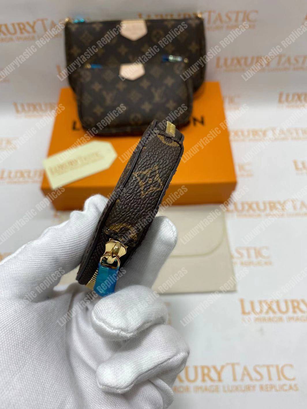 LV Multi Pochette Accessoires Digital Exclusive Prelaunch Monogram Khaki