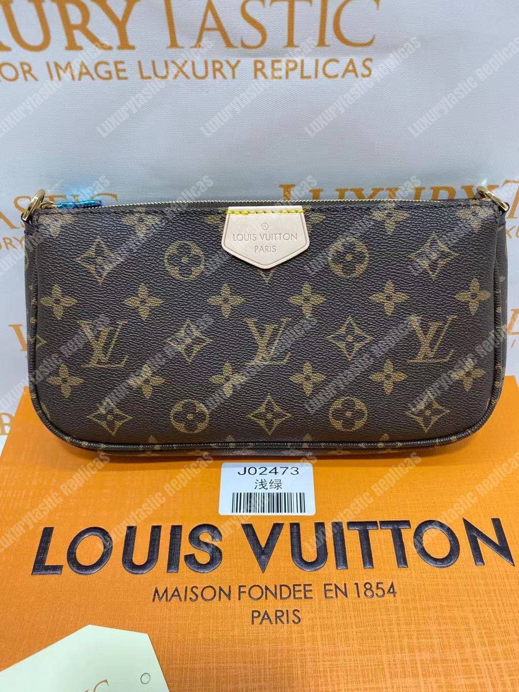 LV Multi Pochette Accessoires Digital Exclusive Prelaunch Monogram Khaki