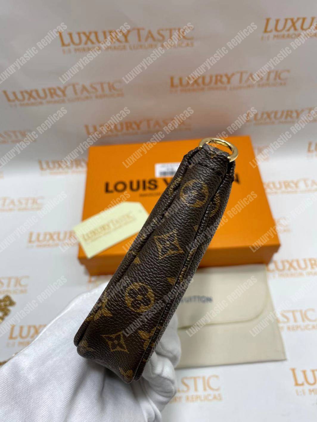 LV Multi Pochette Accessoires Digital Exclusive Prelaunch Monogram Khaki