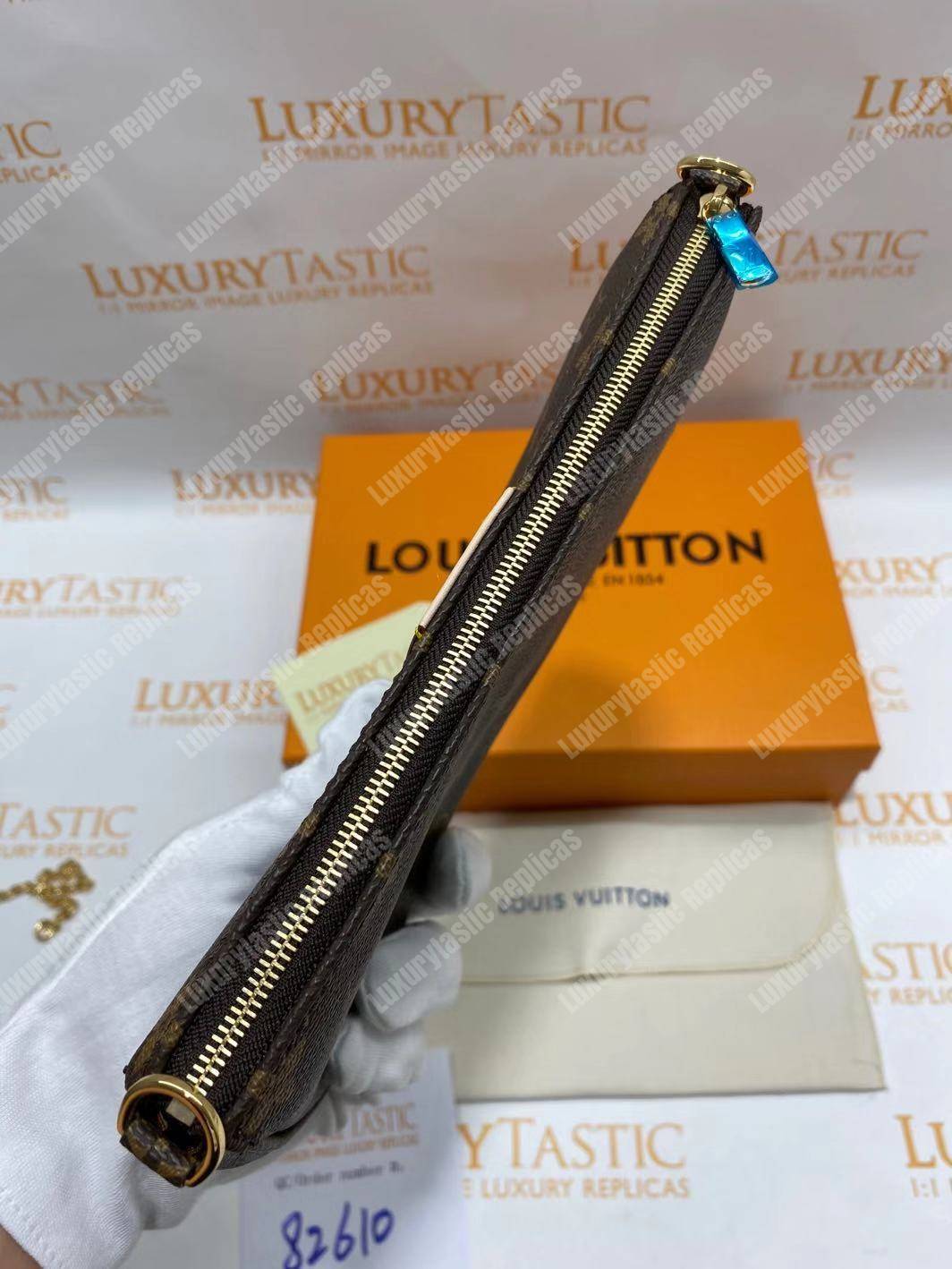 LV Multi Pochette Accessoires Digital Exclusive Prelaunch Monogram Khaki