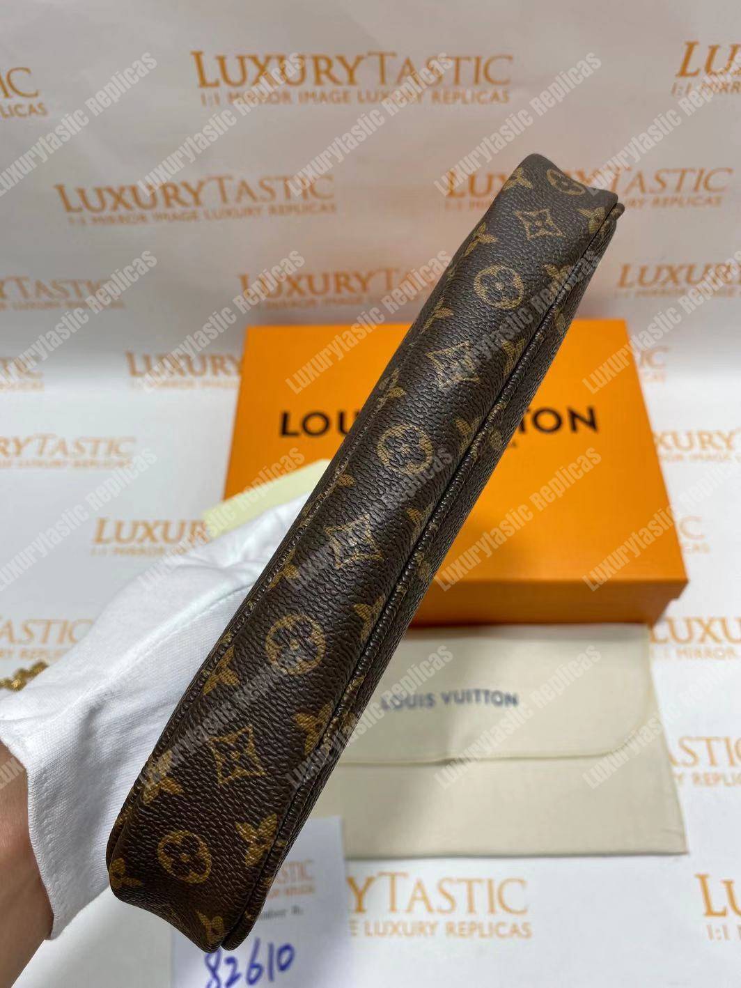 LV Multi Pochette Accessoires Digital Exclusive Prelaunch Monogram Khaki