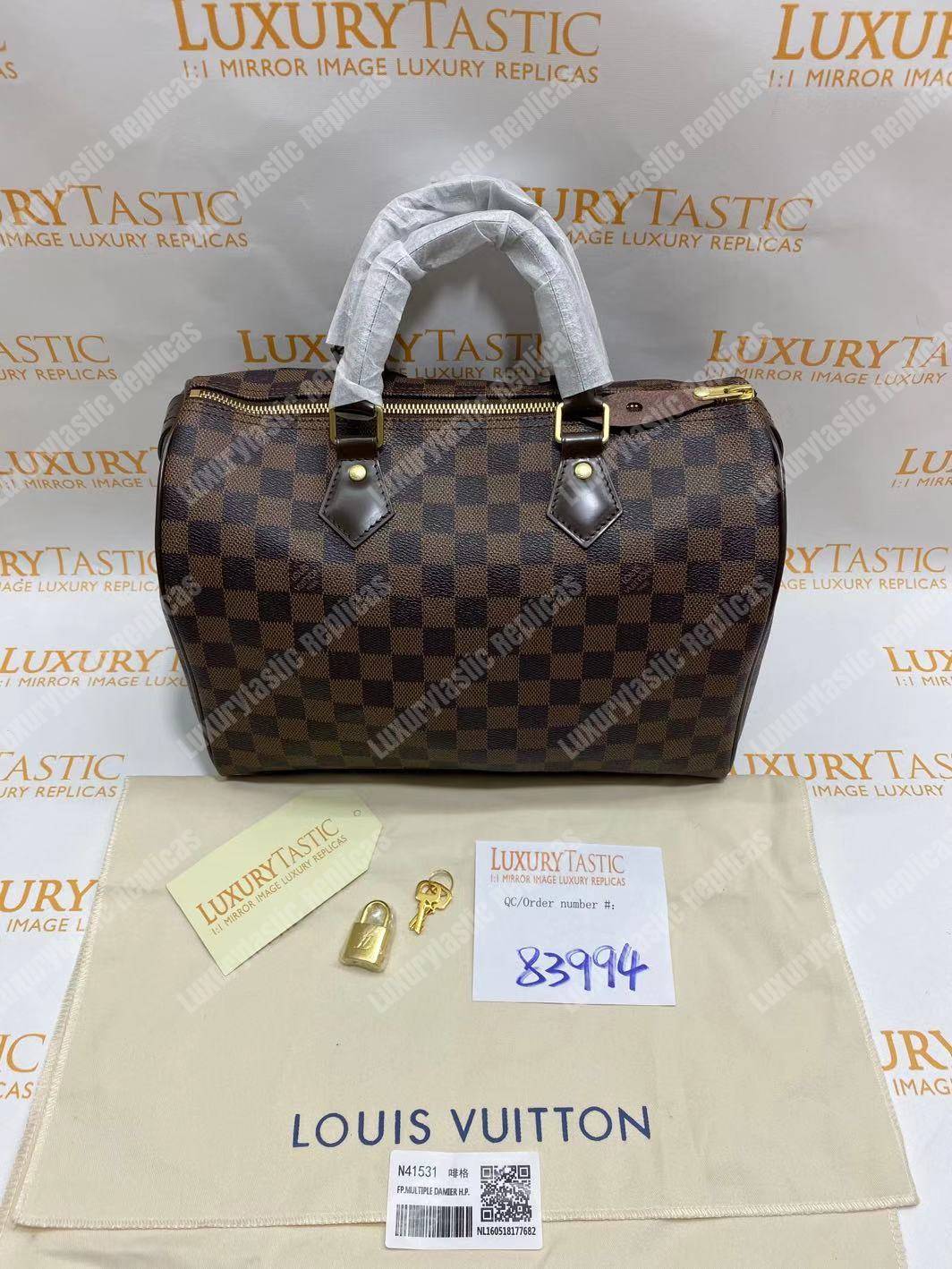 LV Speedy 30 Damier Ebene