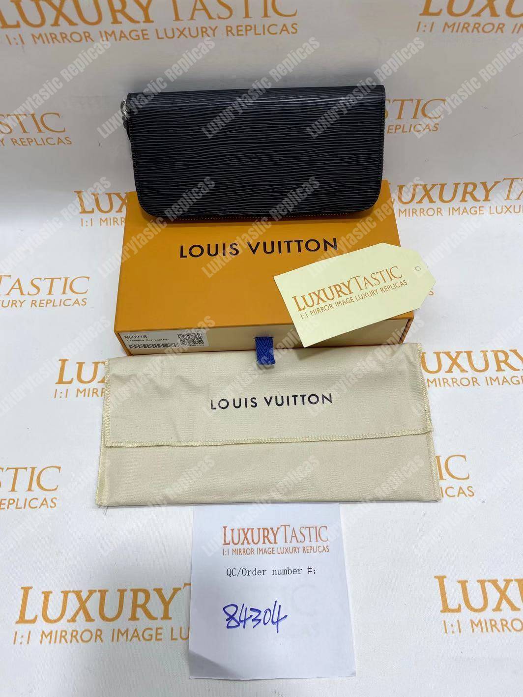 LV Clemence Wallet Epi Leather Noir