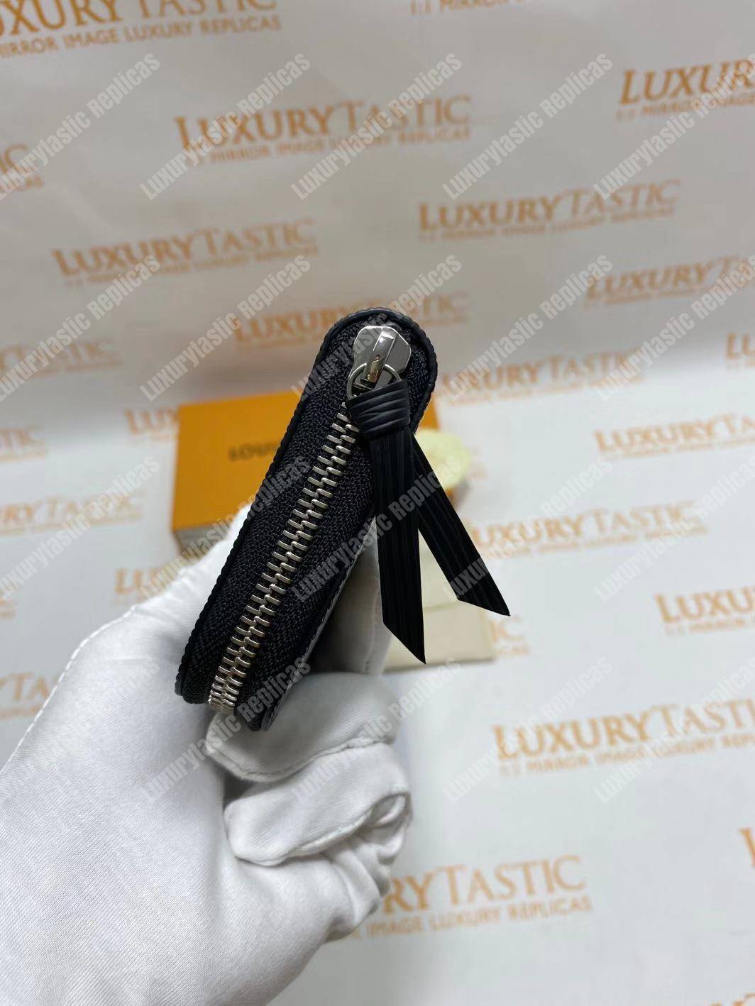 LV Clemence Wallet Epi Leather Noir