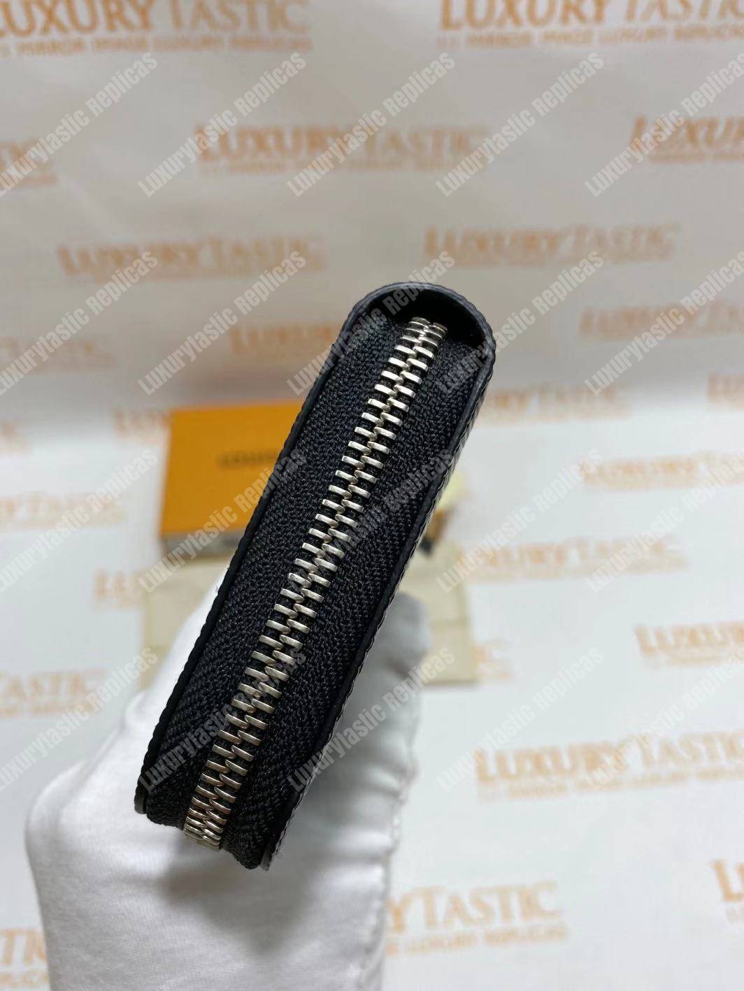 LV Clemence Wallet Epi Leather Noir